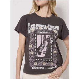 DAYDREAMER LA NWT Evereve Loretta Lynn Nashville Tenessee Graphic Tee // XS